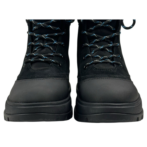 Koolaburra by UGG Deza Lace-Up Utility Boots Womens Sz. 9 Black Suede New $120 - Picture 3 of 14